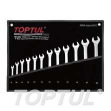 SIZE(mm) 12PCS. -POUCH BAG(BLACK) -75 ํ Offset Standard Combination Wrench Set