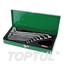 SIZE(mm) -METAL BOX -75 ํ Offset Double Ring Wrench Set