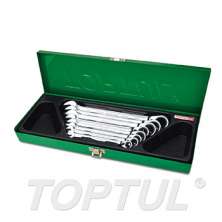 SIZE(inch) 8PCS -METAL BOX -Pro-Series Reversible Ratchet Combination Wrench Set (SAE) 0