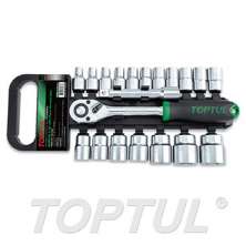 SIZE(mm) 20PCS -1/2" DR. 6PT Socket Set