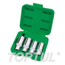 SIZE(6,8,10,12mm) 4PCS -1/2" DR. Stud Puller Sockets Set