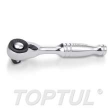 1/4" DR. Mini Reversible Ratchet Handle with Quick Release