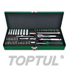 SIZE(mm) 50PCS -1/4" DR. 6PT&12PT Socket Set (METRIC)