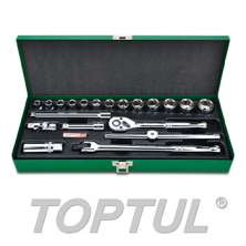 SIZE(mm) 20PCS -3/8" DR. 6PT Socket Set (METRIC)