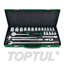 SIZE(mm) 24 PCS -1/2" DR. 6PT Socket Set