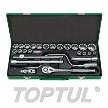 SIZE(mm) 26 PCS -1/2" DR. 12PT Socket Set 0