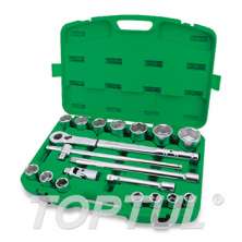 SIZE(mm) 19PCS -Professional Grade 3/4" DR. 6PT&12PT Flank Socket Set