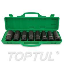 SIZE(mm) 8PCS -3/4" DR. 6PT Flank Deep Impact Socket Set