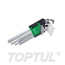 SIZE(mm) 9PCS -Long Type Hex Key Wrench Set