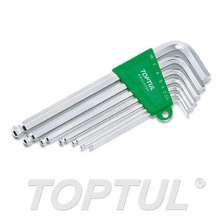 SIZE(mm) 7PCS -Long Type Ball Point Hex Key Wrench Set