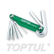 SIZE(mm) 7-in-1 -Folding Hex Key Set 0