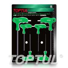 SIZE(mm) 6PCS -Two Way Ball Point & Hex Key Wrench Set