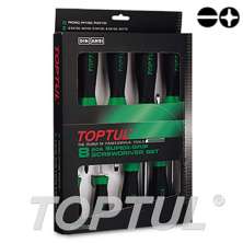 8PCS Slotted & Phillips Super-Grip Screwdriver Set