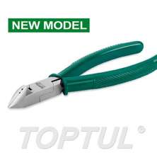 Slant Edge Cutting Pliers with Wire Stripper