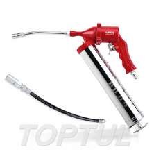 Air Operated Continuous Flow Grease Gun (Pistol Grip Type) W/6" Rigid Tube & 12" Flexible Hose