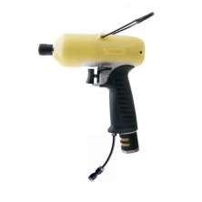 Pistol non shut-off oil pulse screwdriver tool with a signal tube