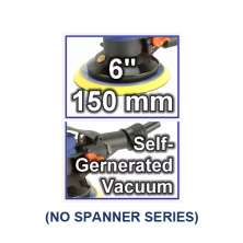 6" (Insert disc 5")(No Spanner Series) COMPOSITE AIR RANDOM ORBITAL SANDER (Self-Generated Vacuum) 0