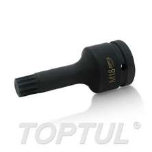 3/4" DR. Spline Bit Impact Socket