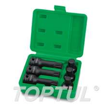 6PCS 1/2" DR. Spline Bit Impact Socket Set