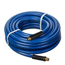 Lightweight Reinforced Polyurethane Pneumatic Air Tool Hose Assemblies (with Rubber Bend Restrictors)