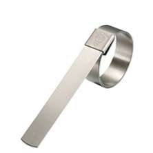 1 1/4 in. Size 201 Stainless Steel Center Punch Clamp 0