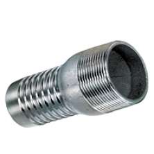 1/2 in. Size Hose Nipple (316 Stainless) NPT Threads 0