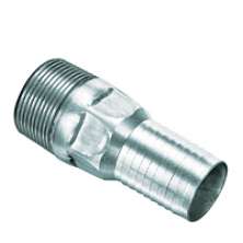 1/2 in. Size Hose Nipple (Hex Zinc Plated Steel) NPT Thread 0