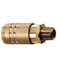 1/4 in. Size Coupler with Male Thread (NPTF)